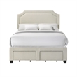 Intercon Tropic Youth Full Storage Bed in Beige