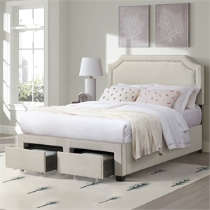 Intercon Tropic Youth Full Storage Bed in Beige