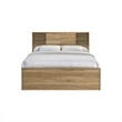 Intercon Vega Queen Bookcase Bed in Natural Nutmeg