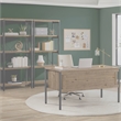 Intercon Norcross 60 Half Ped Desk in Hickory