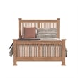 Intercon Oak Park Queen Slat Bed in Taupe
