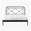 Intercon Vintage Queen Metal Bed in Matte Black