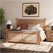 Intercon Oak Park King Slat Bed in Taupe