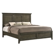 Intercon San Mateo King Standard Bed in Gray