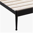 Intercon Traditional King Metal Bed in Matte Black