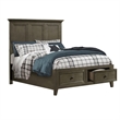 Intercon San Mateo Youth Full Storage Bed in Gray