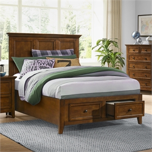 Intercon San Mateo Youth Full Storage Bed in Tuscan