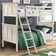 Intercon San Mateo Youth Twin over Twin Bunk Bed in Rustic White