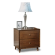Homestyles Serenity Mid-Century Brown Nightstand