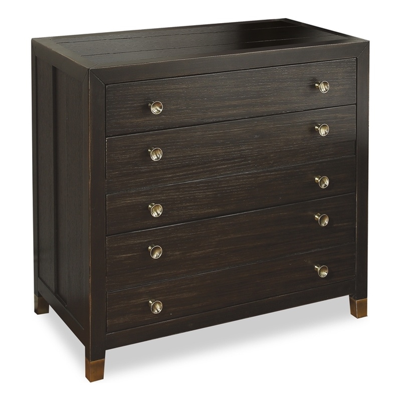 Cologne MidCentury Dark Brown Wood Nightstand Cymax Business