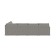 Flex Gray 6 Seat Sectional with Performance Fabric