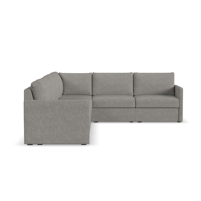 Flex Gray 6 Seat Sectional with Performance Fabric