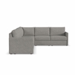Flex Gray 6 Seat Sectional with Performance Fabric