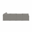 Flex Gray 6 Seat Sectional with Performance Fabric
