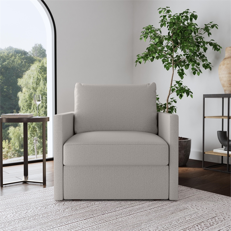 Flex Beige Armchair with Performance Fabric