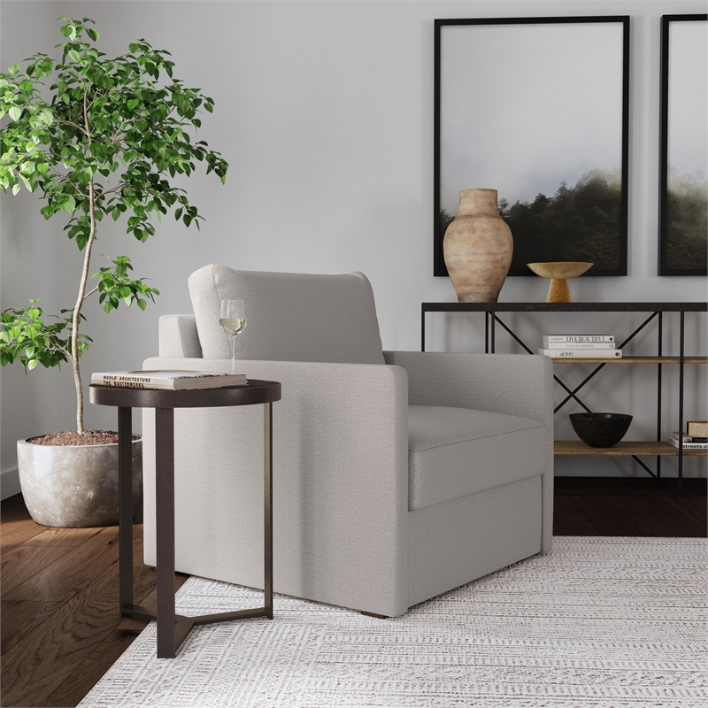 Flex Beige Armchair with Performance Fabric