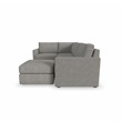 Flex Gray 4 Seat Sectional with Performance Fabric