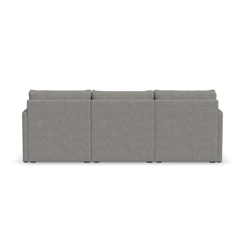 Flex Gray 3 Seat Sofa with Performance Fabric