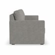 Flex Gray 3 Seat Sofa with Performance Fabric