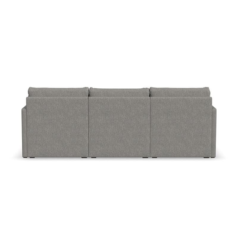 Flex Gray 3 Seat Sofa with Performance Fabric