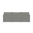 Flex Gray 3 Seat Sofa with Performance Fabric