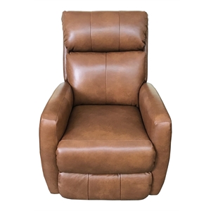southern motion primo leather power headrest rocker recliner in brown