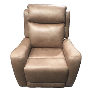 southern motion view point fabric power headrest rocker recliner in brown