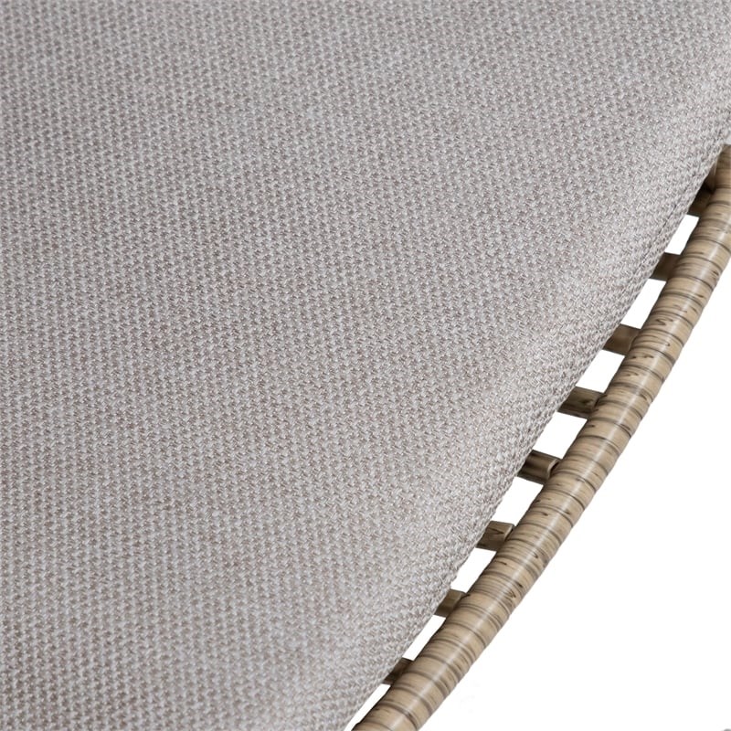 Muse & Lounge Co. Kursi 3-Piece Outdoor PE Wicker / Rattan Bistro Set in Natural