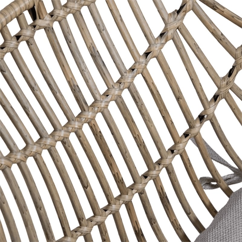 Muse & Lounge Co. Kursi 3-Piece Outdoor PE Wicker / Rattan Bistro Set in Natural