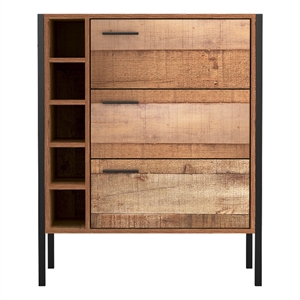 montana rustic style bar cabinet 30.75