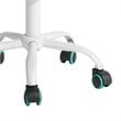 FurnitureR Carnation Swivel Teen Plastic and Mesh Task Chair in Turquoise