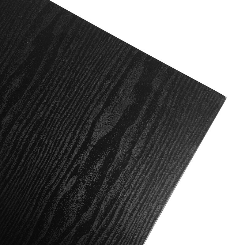 Homycasa Drogba L-Shaped Engineered Wood Corner Computer Desk in Black