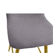 FurnitureR 26 IN Upholstered Metal Frame Bar Stool (Set of 2)