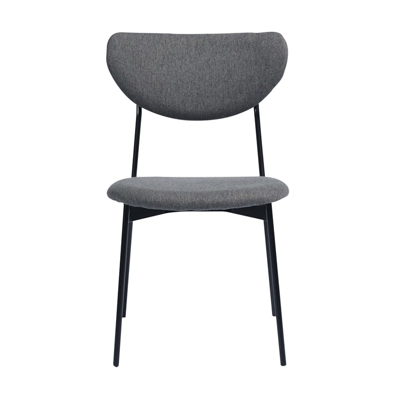 Homycasa Fabric Upholstered Dining Chairs (Set of 2)