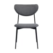 Homycasa Fabric Upholstered Dining Chairs (Set of 2)