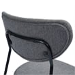 Homycasa Fabric Upholstered Dining Chairs (Set of 2)