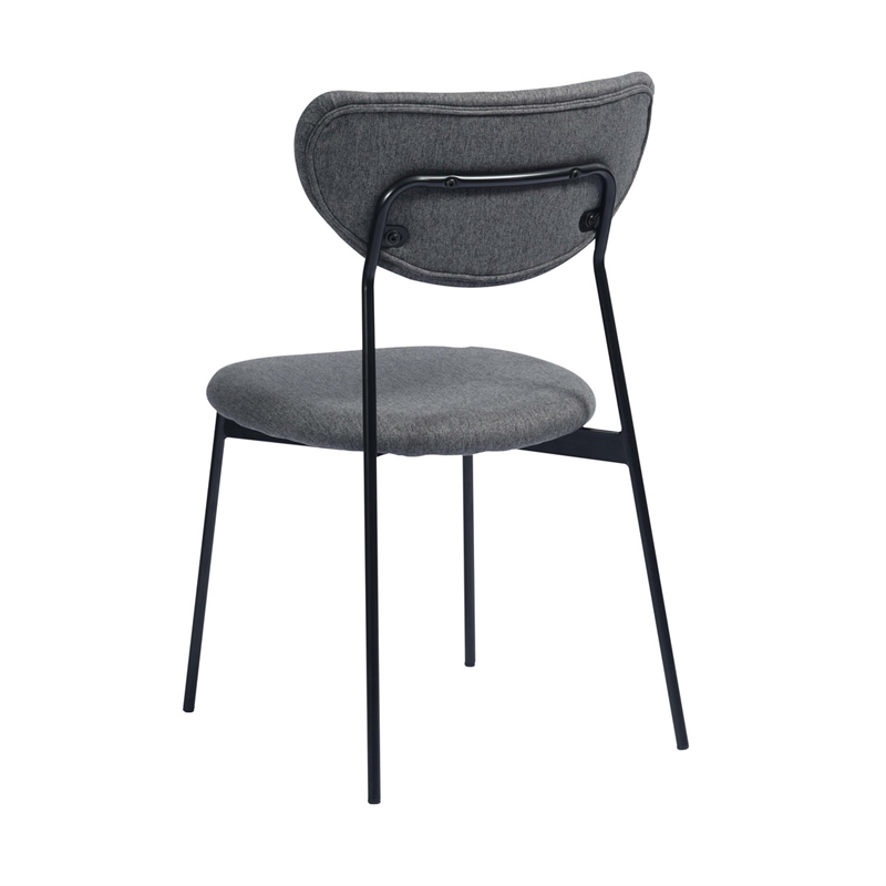Homycasa Fabric Upholstered Dining Chairs (Set of 2)