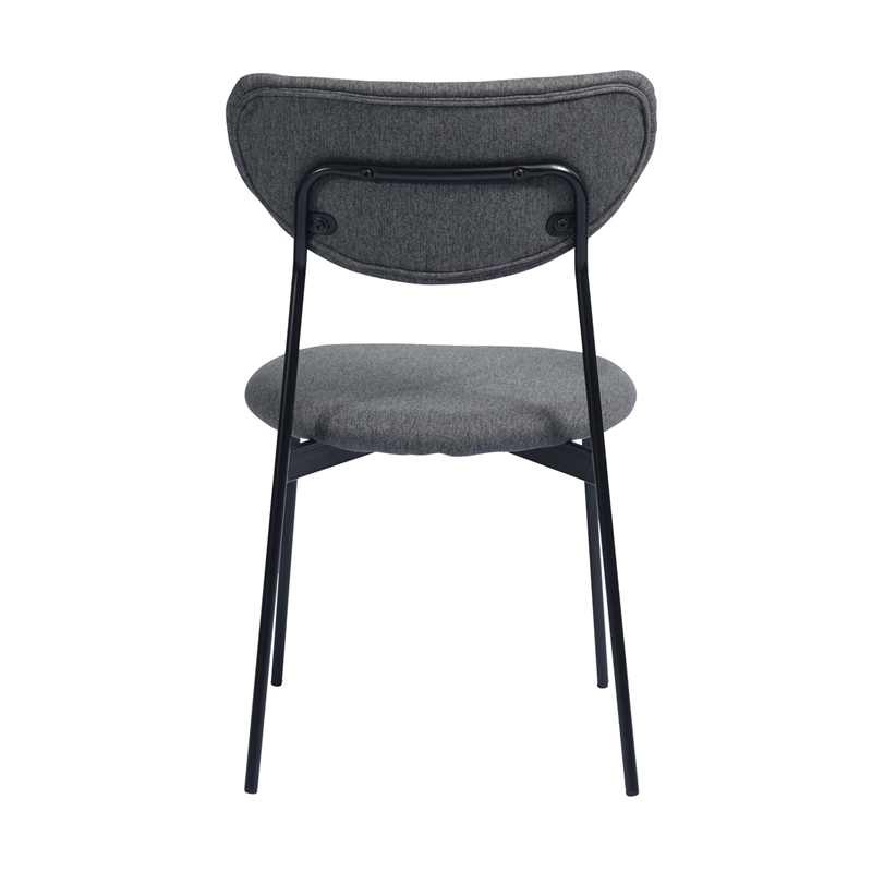 Homycasa Fabric Upholstered Dining Chairs (Set of 2)