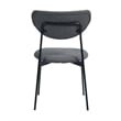 Homycasa Fabric Upholstered Dining Chairs (Set of 2)