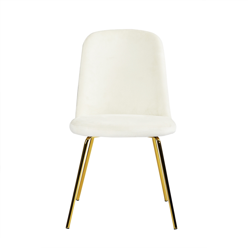 Homycasa Velvet Side Chair Set of 2
