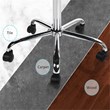 Homycasa Velvet Office Chair Chrome Base-Cactus
