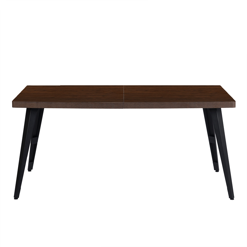 Homycasa 63in Dining Table-Dark Brown