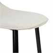 Homycasa Fabric Upholstered Dining Chair in Beige (Set of 4)