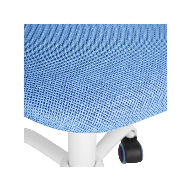 Homycasa Blue Ergonomic Office Chair-Adjustable Armless Task Chair