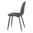Homycasa Fabric Upholstered Dining Chair in Gray (Set of 4)