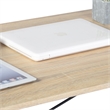 Homy Casa Modern 47-Inch Computer Desk and Workstation Table-Oak