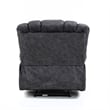 Homycasa Manual Recliner Chair in Fabric for Living Room-Dark Gray