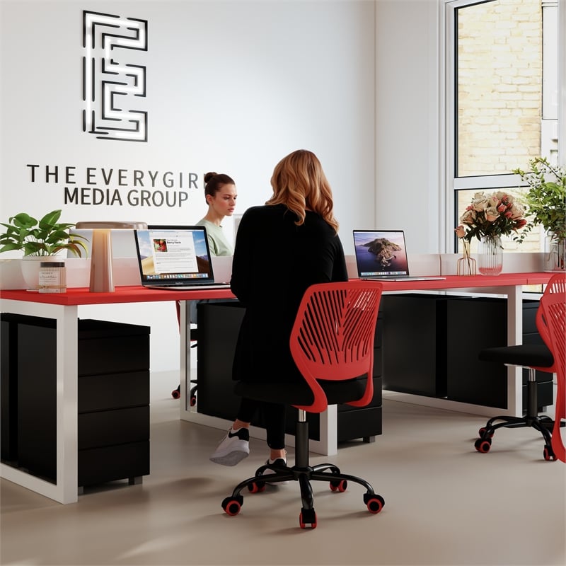 Homycasa Black Home Office Chair Stylish Comfort for Workspace