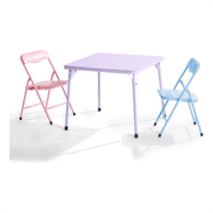 Homycasa 2 Piece Kids Table and Chair Set in Multi-Color