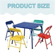 Homycasa Multicolor Kids Table Chair Set Bright and Cheerful Design